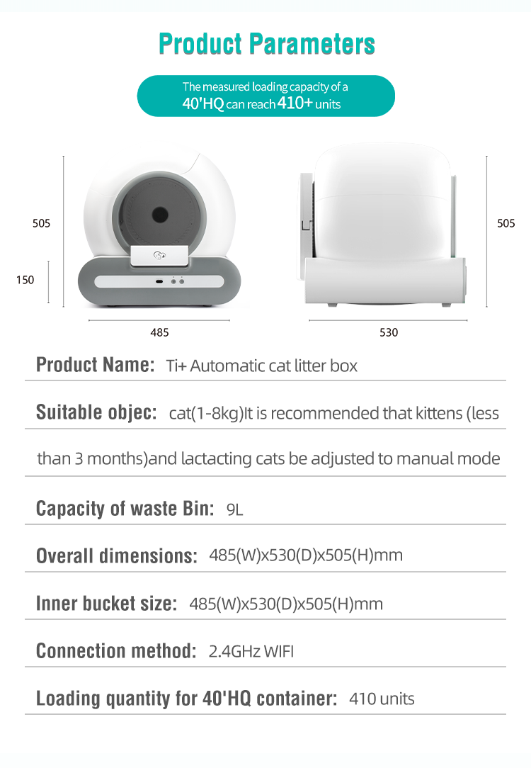 FreshSip™ SmartClean - Intelligent Self-Cleaning Litter Box